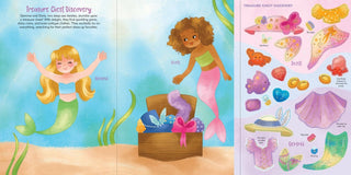 Peter Pauper Press - Peter Pauper Press - Mermaids Sticker Doll Dress - Up Book - Classy Rascals Boutique
