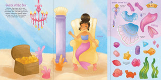 Peter Pauper Press - Peter Pauper Press - Mermaids Sticker Doll Dress - Up Book - Classy Rascals Boutique