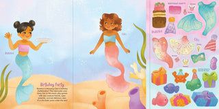 Peter Pauper Press - Peter Pauper Press - Mermaids Sticker Doll Dress - Up Book - Classy Rascals Boutique