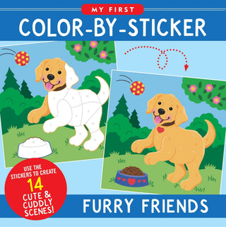 Peter Pauper Press - Peter Pauper Press My First Color-by-Sticker Book | Furry Friends - Classy Rascals Boutique