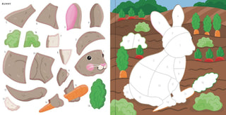 Peter Pauper Press - Peter Pauper Press My First Color-by-Sticker Book | Furry Friends - Classy Rascals Boutique