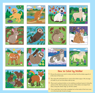 Peter Pauper Press - Peter Pauper Press My First Color-by-Sticker Book | Furry Friends - Classy Rascals Boutique