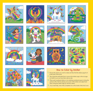 Peter Pauper Press - Peter Pauper Press - My First Color - By - Sticker Book - Rainbow Magic - Classy Rascals Boutique