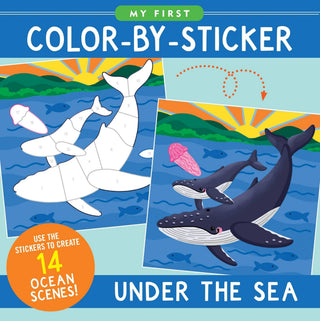 Peter Pauper Press - Peter Pauper Press - My First Color - By - Sticker Book - Under the Sea - Classy Rascals Boutique