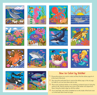 Peter Pauper Press - Peter Pauper Press - My First Color - By - Sticker Book - Under the Sea - Classy Rascals Boutique