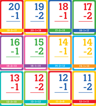 Peter Pauper Press - Peter Pauper Press - Subtraction Flash Cards,Subtraction Flash Cards - Classy Rascals Boutique
