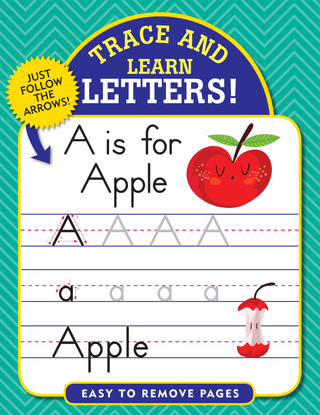 Peter Pauper Press - Peter Pauper Press - Trace & Learn: Letters!,Trace & Learn: Letters! - Classy Rascals Boutique