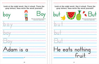 Peter Pauper Press - Peter Pauper Press - Trace & Learn: Sight Words!,Trace & Learn: Sight Words! - Classy Rascals Boutique