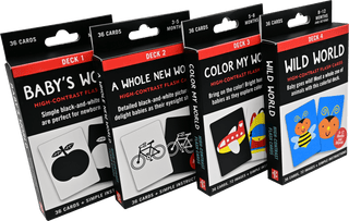 Peter Pauper Press - Peter Pauper Press - What Does Baby See? Flash Cards Value Pack - Classy Rascals Boutique