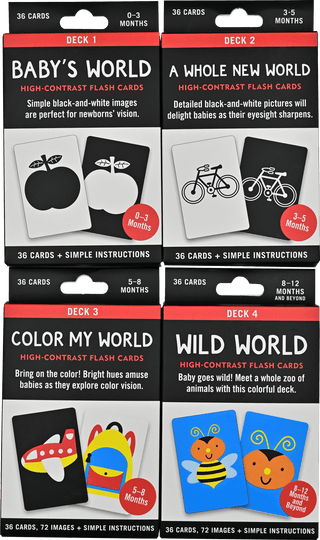 Peter Pauper Press - Peter Pauper Press - What Does Baby See? Flash Cards Value Pack - Classy Rascals Boutique