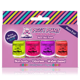 Piggy Paint - Piggy Paint - Neon Box Set (Bonus Blacklight Glow!) - Classy Rascals Boutique