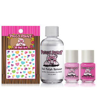 Piggy Paint - Piggy Paint - Perfectly Pink Polish Set Non - Toxic Kids Nail Polish - Classy Rascals Boutique