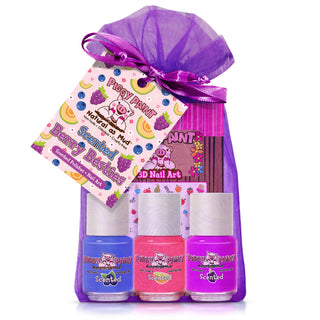 Piggy Paint - Piggy Paint - Scented Berry Bestie - Gift Set - Kids Non-toxic Nail Polish - Classy Rascals Boutique