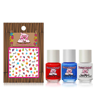 Piggy Paint - Piggy Paint - U.S. of YAY! Polish Set Non - Toxic Kids Nail Polish - Classy Rascals Boutique