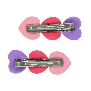 Pink Poppy USA - Pink Poppy USA - Glitter Hearts Alligator Hair Clips - Classy Rascals Boutique