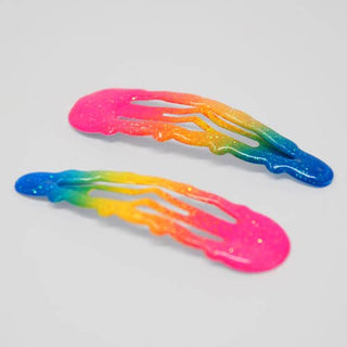 Pink Poppy USA - Pink Poppy USA - Rainbow Snap Hair clips - Classy Rascals Boutique