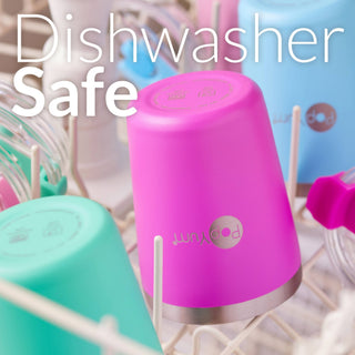 PopYum - PopYum - PopYum 9oz Insulated Kids’ Cups, 2 - Pack, Green, Pink - Classy Rascals Boutique