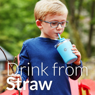 PopYum - PopYum - PopYum 9oz Insulated Kids’ Cups, 2 - Pack, Green, Pink - Classy Rascals Boutique