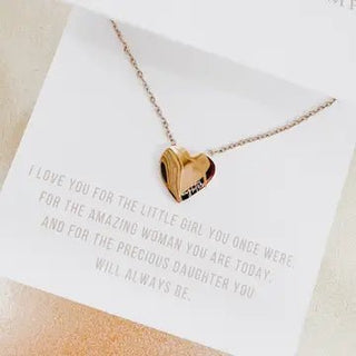 Pretty Simple - Pretty Simple Sweet Heart Necklace Daughter - Classy Rascals Boutique