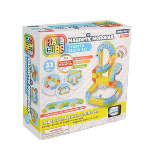 Meekins Corporation - Rail Cube Magnetic Monorail Starter Set - Classy Rascals Boutique