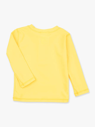 RuffleButts + RuggedButts - RuffleButts + RuggedButts - Boys Neon Yellow Long Sleeve Zipper Rash Guard - Classy Rascals Boutique