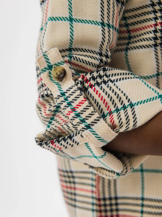 RuffleButts + RuggedButts - RuffleButts + RuggedButts - Boys Tannen Plaid Long Sleeve Button Down Shirt - Classy Rascals Boutique