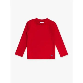 RuffleButts + RuggedButts - RuffleButts + RuggedButts - Boys Vintage Red Long Sleeve Rash Guard - Classy Rascals Boutique