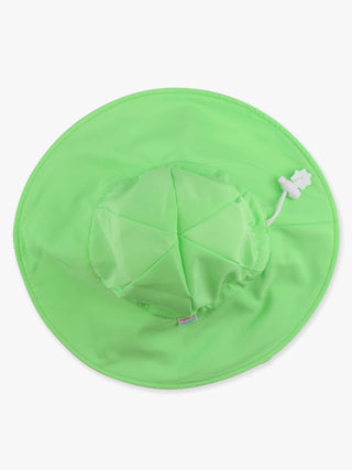 RuffleButts + RuggedButts - RuffleButts + RuggedButts - Kids Neon Honeydew Sun Protective Hat - Classy Rascals Boutique