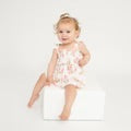 Angel Dear Smocked Top with Ruffle Straps Sweet Magnolias