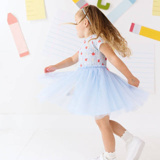Sweet Wink - Sweet Wink - Apple Gingham Short Sleeve Tutu Dress - Kids Clothing - Classy Rascals Boutique