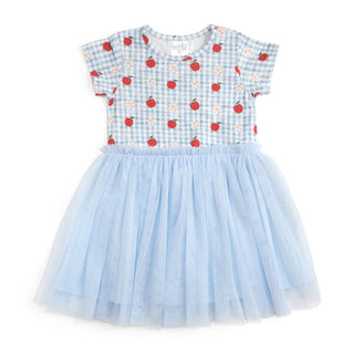 Sweet Wink - Sweet Wink - Apple Gingham Short Sleeve Tutu Dress - Kids Clothing - Classy Rascals Boutique