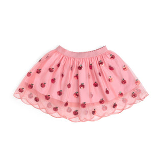Sweet Wink - Sweet Wink - Apple Sequin Scalloped Tutu Skirt - Apple Picking - Kids - Classy Rascals Boutique