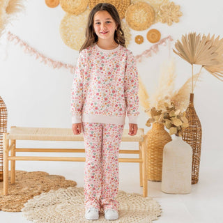 Sweet Wink - Sweet Wink - Berry Floral Sweatshirt - Kids Boutique Clothing - Fall - Classy Rascals Boutique