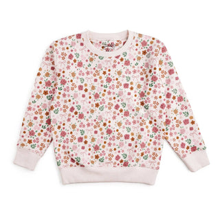 Sweet Wink - Sweet Wink - Berry Floral Sweatshirt - Kids Boutique Clothing - Fall - Classy Rascals Boutique