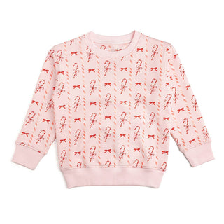 Sweet Wink - Sweet Wink - Candy Cane Lane Christmas Sweatshirt - Kids Clothing - Classy Rascals Boutique