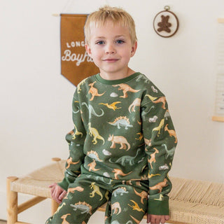 Sweet Wink - Sweet Wink Dinosaurs Rock Fleece Sweatshirt | Kids - Classy Rascals Boutique