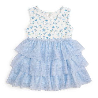 Sweet Wink - Sweet Wink - Sky Floral Tank Tutu Dress - Girls Clothes - Spring - Classy Rascals Boutique