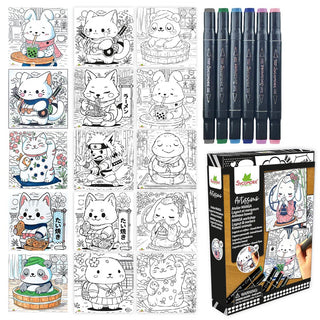 Sycamore - Sycamore - Manga - Layout and Markers - Kawaii Animals - Classy Rascals Boutique