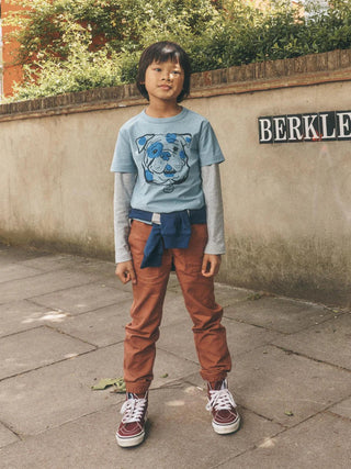 Tea Collection - Tea Collection Long-Sleeve Layered Tee | Chippy the Bulldog Boys Shirt - Classy Rascals Boutique
