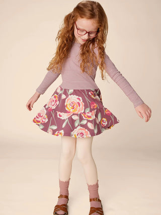 Tea Collection - Tea Collection Tiered Skirted Twirl Dress Turkish Rose - Classy Rascals Boutique