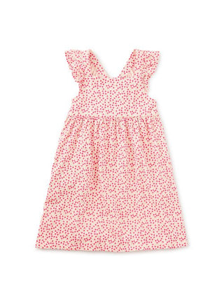Tea Collection - Tea Ruffle Strap Dress Mini Rose Toss - Classy Rascals Boutique