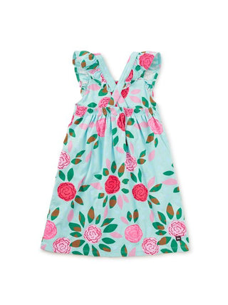 Tea Collection - Tea Ruffle Strap Dress Spinning Carnations - Classy Rascals Boutique