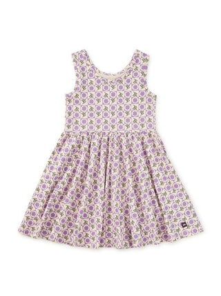Tea Collection - Tea Sleeveless Ballet Dress Tile Floral - Classy Rascals Boutique