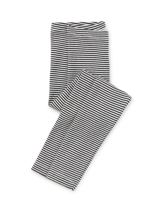 Tea Collection - Tea Striped Leggings Jet Black - Classy Rascals Boutique