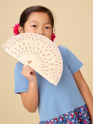 Tea Collection - Tea Tier Skirted Twirl Dress Flamenco Fan Rose - Classy Rascals Boutique