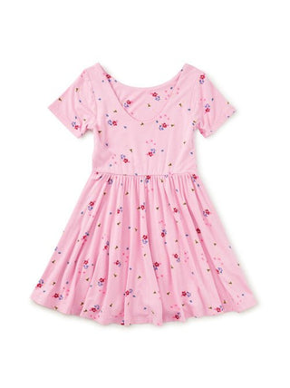 Tea Collection - Tea Tiered Bamboo Playsoft Dress Busy Bees & Flowers - Classy Rascals Boutique