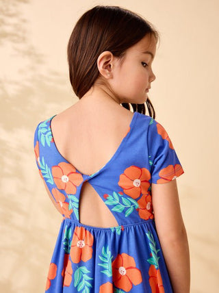 Tea Collection - Tea Twist Back Ballet Dress Rock Rose - Classy Rascals Boutique
