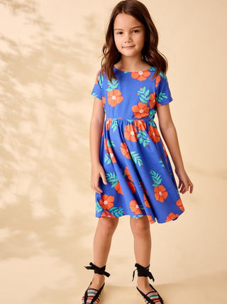 Tea Collection - Tea Twist Back Ballet Dress Rock Rose - Classy Rascals Boutique