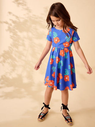 Tea Collection - Tea Twist Back Ballet Dress Rock Rose - Classy Rascals Boutique