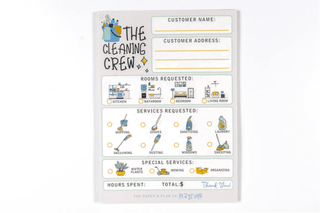 The Paper and Plan Co. - The Paper and Plan Co. - Cleaning Crew Playtime Pad - Classy Rascals Boutique